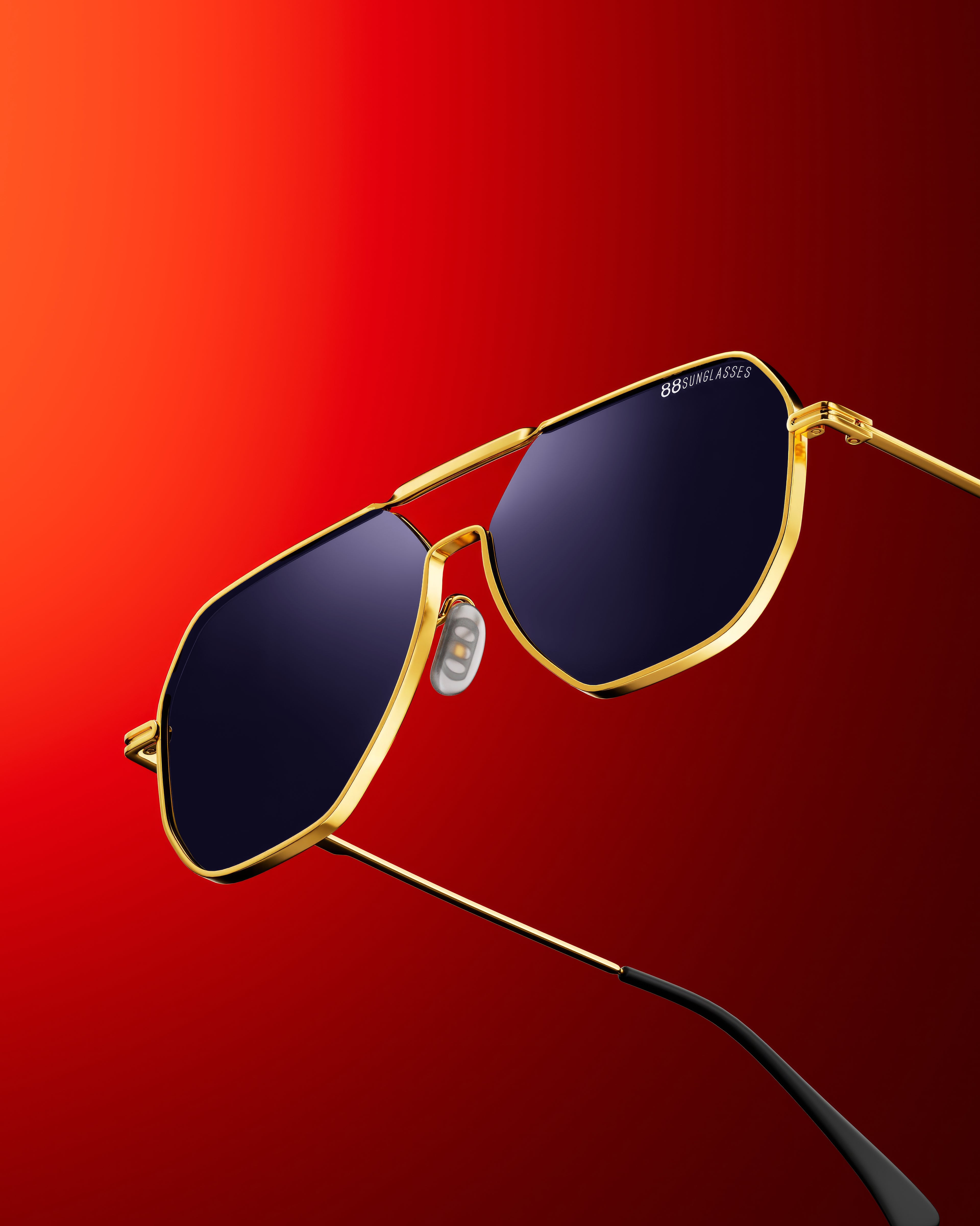 C-100 - مطلية ذهب عيار 18 | لون ازرق