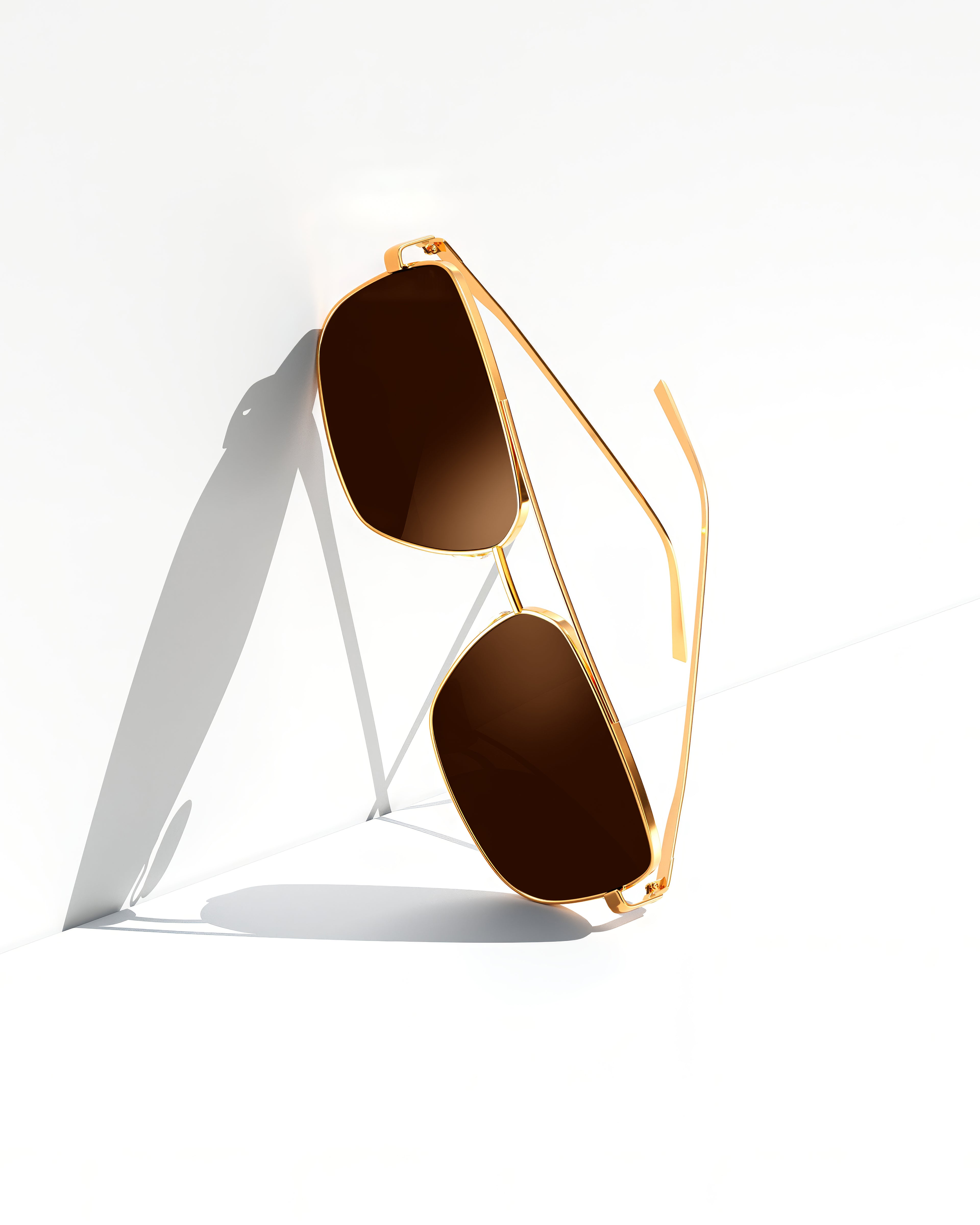 Olgo -  مطلية ذهب عيار 18 | لون بني