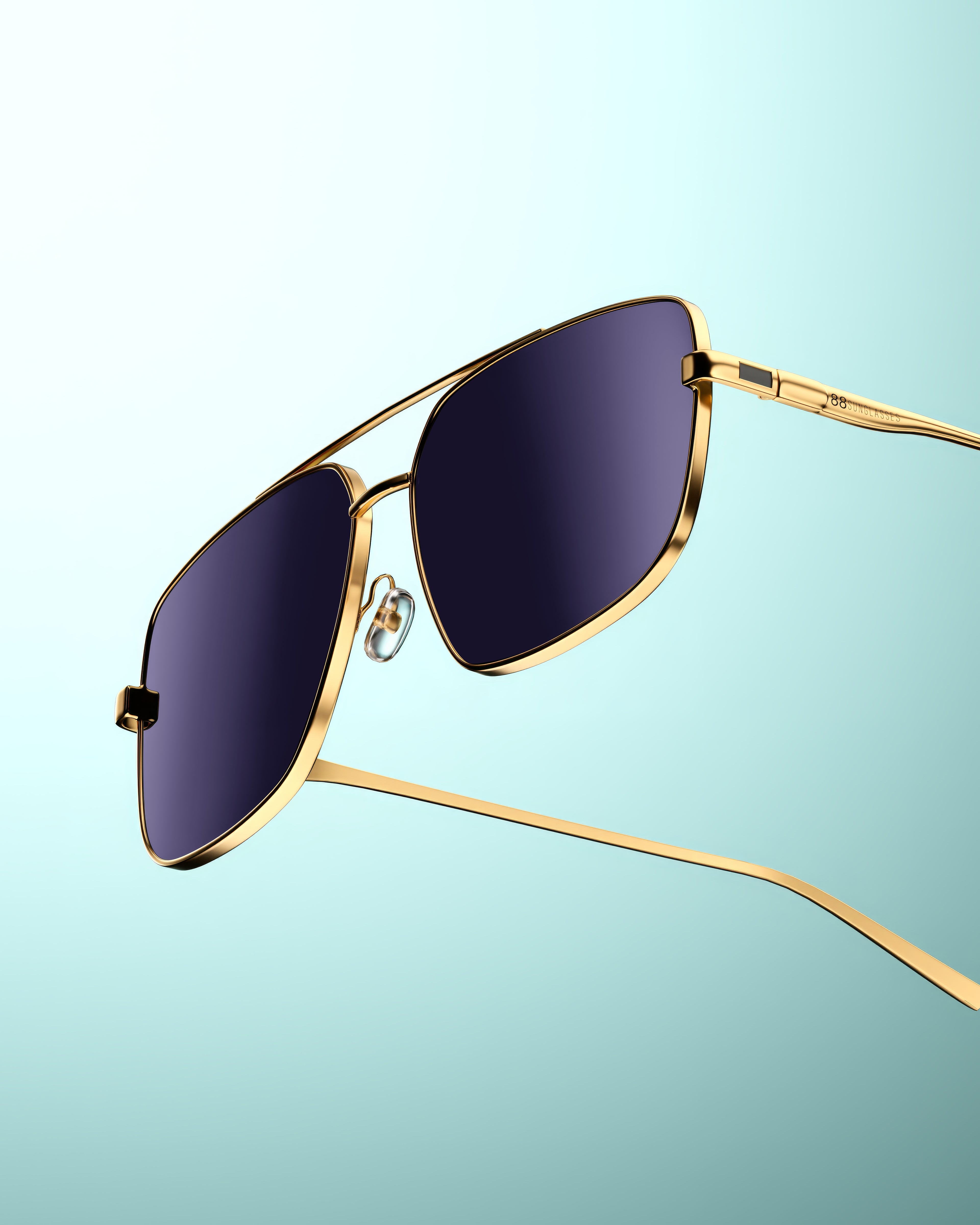 Olgo -  مطلية ذهب عيار 18 | لون ازرق بنفسجي