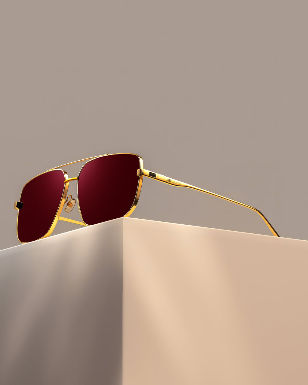 Olgo -  مطلية ذهب عيار 18 | لون نبيذي