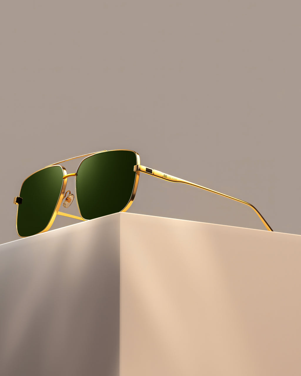 Olgo -  مطلية ذهب عيار 18 | لون زيتوني