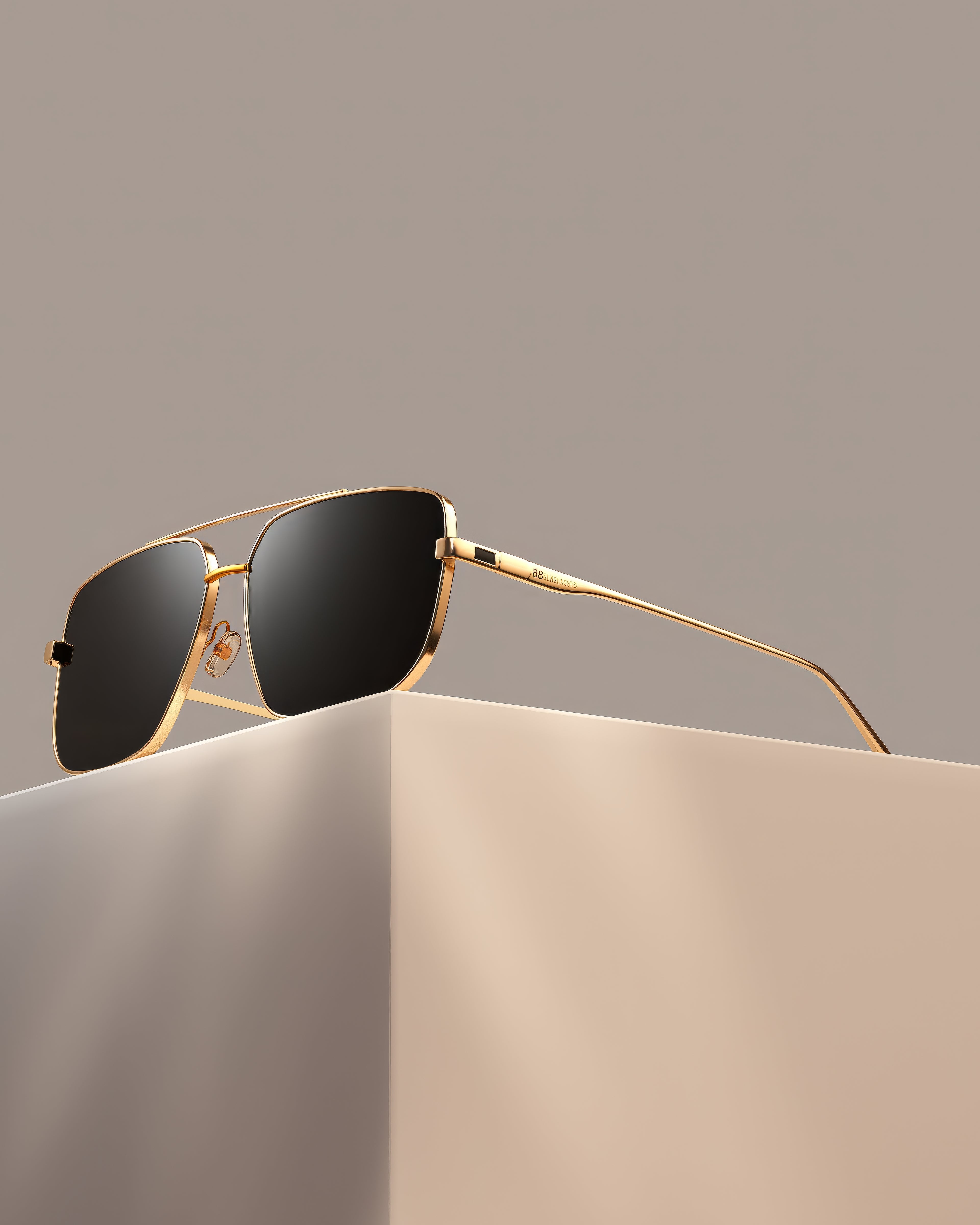 Olgo -  مطلية ذهب عيار 18 | لون اسود