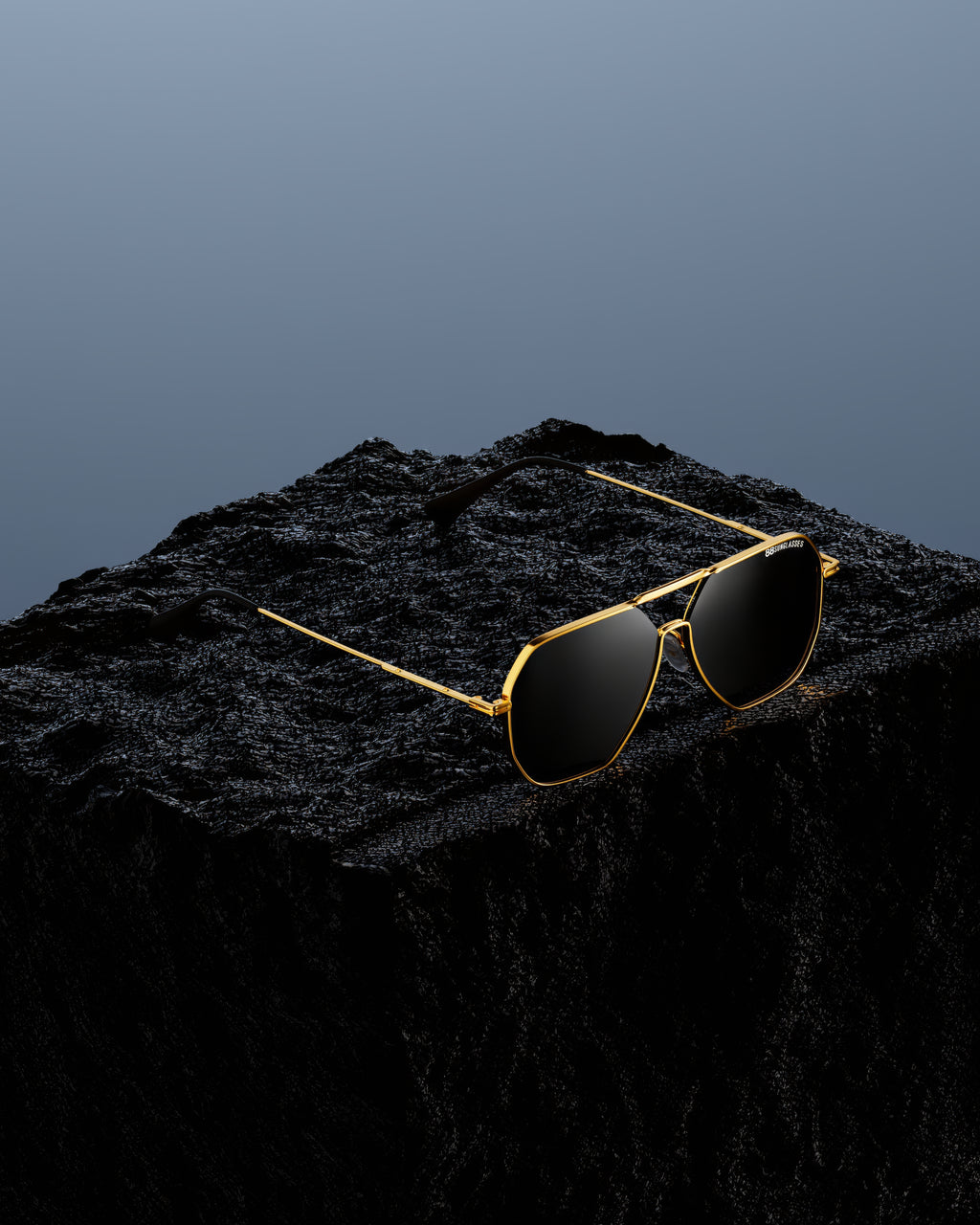 C-100 -  مطلية ذهب عيار 18 | لون اسود