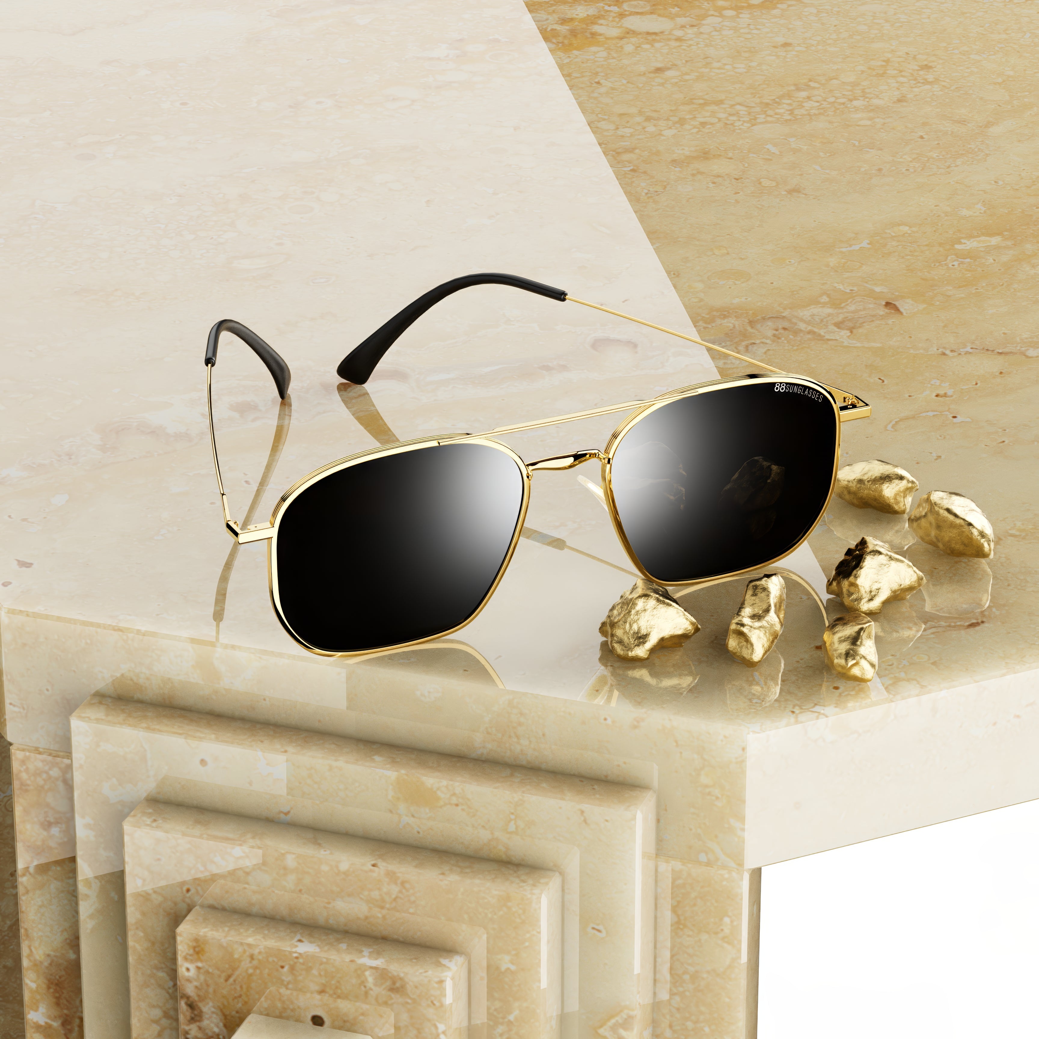 Luxury of dessert - مطلية ذهب عيار 18 | لون اسود